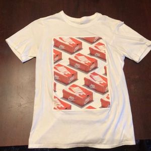 Nike Shoe Box Graphic Athletic Cut Tee